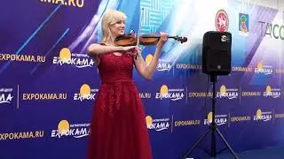 Татарское попурри, популярные национальные татарские мелодии на скрипке. 