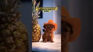 Good Morning 🍍#poodle #puppy #grumpydog #shorts #viral