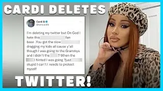 Cardi B Deletes Twitter After Fan Criticism For Skipping the Grammys