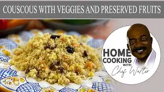 Couscous With Vegetables Dried Fruits and Preserved Lemon