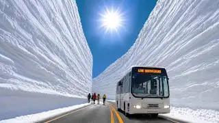 Tateyama Snow Corridor - 65 Feet High Snow Walls