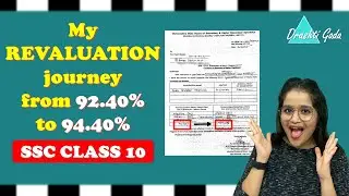 My REVALUATION journey from 92.40% to 94.40% in SSC Class 10th || Drashti Gada
