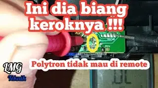 TV LED POLYTRON  tidak bisa di remote