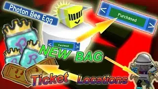 BUYING PHOTON BEE!!! *New* TICKET & JELLY LOCATIONS !!!- Roblox bee swarm simulator