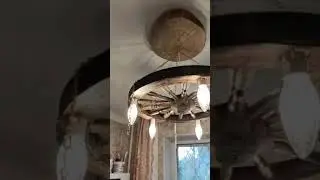люстра из колеса!