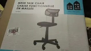 Unboxing & build of mesh task chair // time-lapse