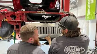Installing a Procharger kit on a Mach 1 Mustang.
