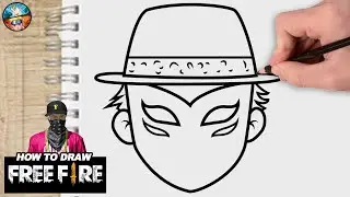 Drawings of free fire CHARACTER - DRAWING how to draw Skin - cara menggambar mudah