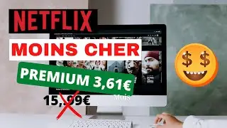 NETFLIX PAS CHER 💰 : 3,61€ / mois pour Netflix Premium, le meilleur Prix possible ! ✅