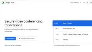 Google Meet schedule Link for all purpose