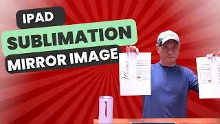 Where to Mirror Sublimation Design on a iPad Pro?