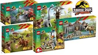 lego jurassic park 30th anniversary sets! #jurassicpark #lego #jurassicworld #jurassicworlddominion
