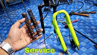 How to Repair or Service MTB Stunt Cycle Suspension Fork. #suspension #mtb #cycle #stunt