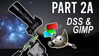 Tracker vs. No Tracker for ASTROPHOTOGRAPHY (Shooting the Pleiades), Part 2A - DSS & GIMP