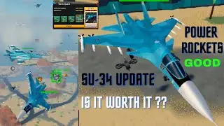 SU-34 Update Military Tycoon Roblox ( New SU34 WarPlane Update )