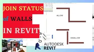 Join Status of walls in Autodesk Revit
