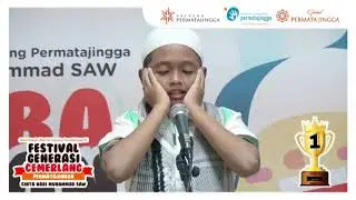 JUARA 1 Lomba Adzan Festival Generasi Cemerlang 2018