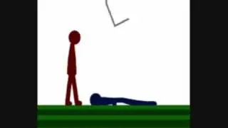 Funny stick fight