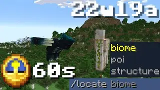 Minecraft 22w19a in 60 seconds...