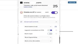 Brave Web Browser - Disable Brave Shields ad Blocker Permanently