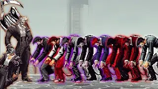 [KOF Mugen] Rugal Soul Vs 8 Zombie Iori Yagami Team