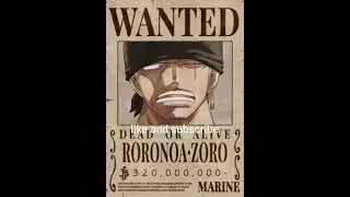 one piece wanted Poster