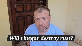 Magic Rust Spray vs. vinegar. Shocking results