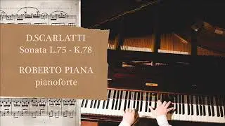 Scarlatti Sonata L.75 - K.78 Roberto Piana, pianoforte
