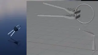 Throwing a key Animation made in Blender