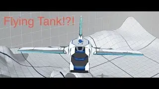 Flying tank in Robocraft