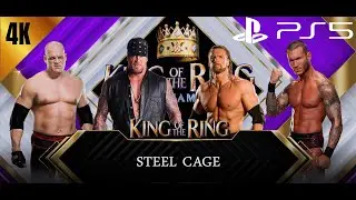 Kane VS Undertaker VS Triple H VS Randy Orton | Steel Cage Match - Fatal 4 Way | WWE 2K23