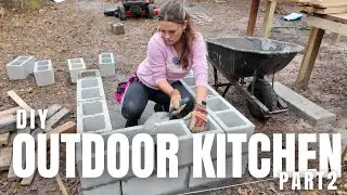 Building a Simple Homestead Outdoor Kitchen Part 2
