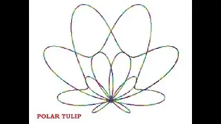 Scratch Programming( Draw Polar Tulip)