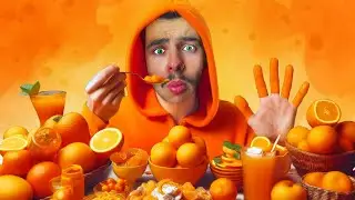 Only Eating Orange Food For 24 Hours