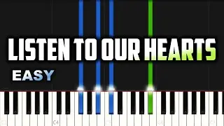 Casting Crowns - Listen to Our Hearts | EASY PIANO TUTORIAL BY Extreme Midi