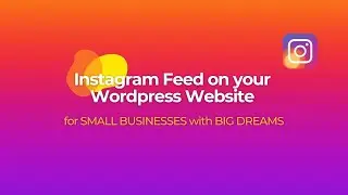 Instragram feed on WordPress Website