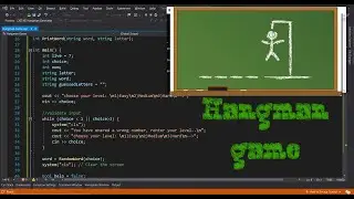 Hang Man game using C++