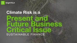 Climate Risk Is a Present and Future Business Critical Issue
