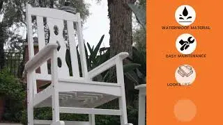 polyteak carved rocking video