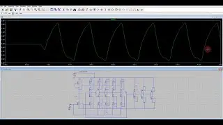 VCO Design in LT SPICE  uisng TSMC 180 nm CMOS Devices