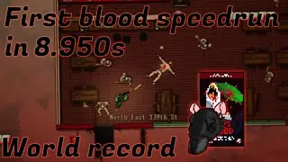 Hotline Miami 2 First blood Speedrun in 8.950s World record