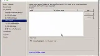 Configure DHCP on Windows Server 2008 R2