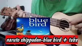 Naruto-blue bird (tabs ukulele fingerstyle)