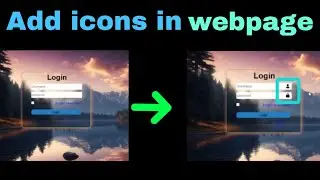 How to add icons in webpage||2024|| #webpage #icons #html #css #javascript.