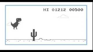 Dinosaur Game.My score 1236.
