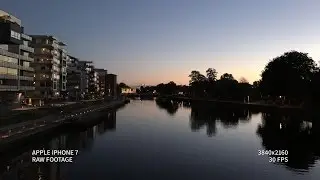 Apple iPhone 7 | 4K Low Light / Night Time Video Test | 2160p