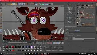 [FNAF C4D]SR Foxy (EDITING MY CHARACTER)