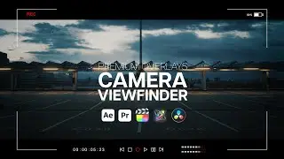 Premium Overlays Camera Viewfinder (After Effects - Premiere Pro Mogrts - MOV)
