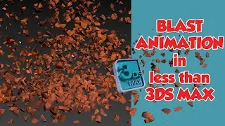 BOMB BLAST ANIMATION IN 3DS MAX | PBOMB | MASSFX BEGINNERS TUTORIAL 