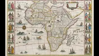 Spectacular Antique Map of Africa from 1635 - Over 380 years old!